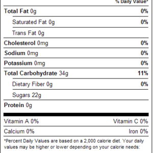 Assorted Giant Gum Drops 1lb Nutrition Facts