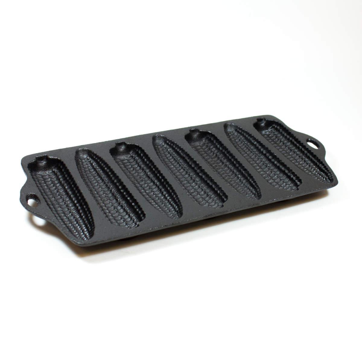 CAST IRON CORNBREAD PAN 7 IMPRESSION 12x5.5x1" Dutch Country General Store