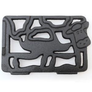 CAST IRON COW TRIVET