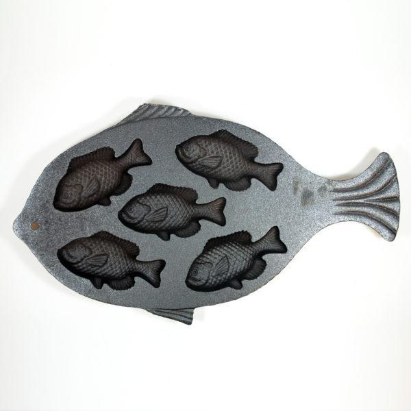 Cast Iron Fish Pan, Gray