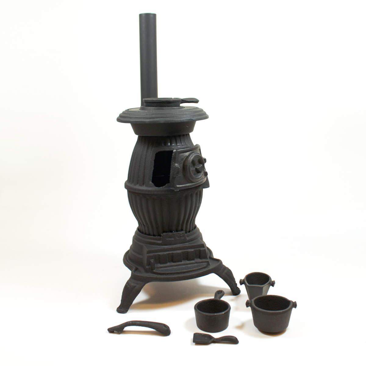 CAST IRON POT BELLY STOVE MINI Dutch Country General Store