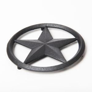 CAST IRON TRIVET STAR