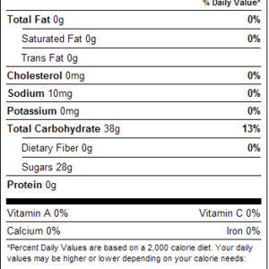 Cherry Slices 1lb Nutrition Facts