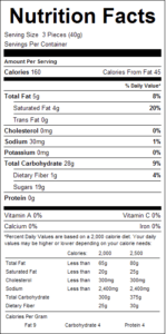 Coconut Bon Bons 1lb Nutrition Facts