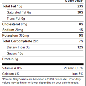 Dark Chocolate Almonds 1lb Nutrition Facts