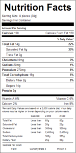 Dark Chocolate Cashews 1lb Nutrition Facts
