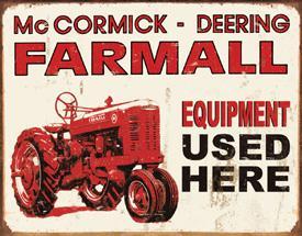 FARMALL- EQUIP USED HERE