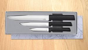 GIFT PACK SLICER UTILITY KNIFE PARING BLACK