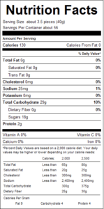 Gummi Worms 1lb Nutrition Facts