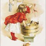 IVORY SOAP GIRL WASHING TIN