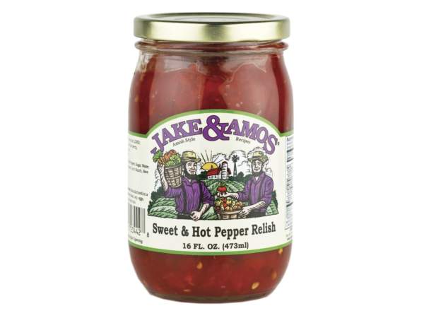 J&A Sweet & Hot Pepper Relish