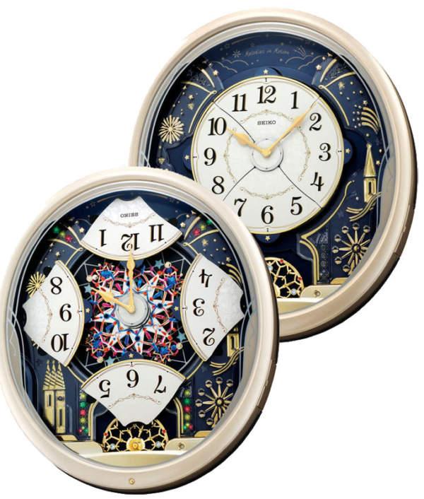 Melodies in Motion: Kaleidoscope Musical Wall Clock - Dutch Country General  Store