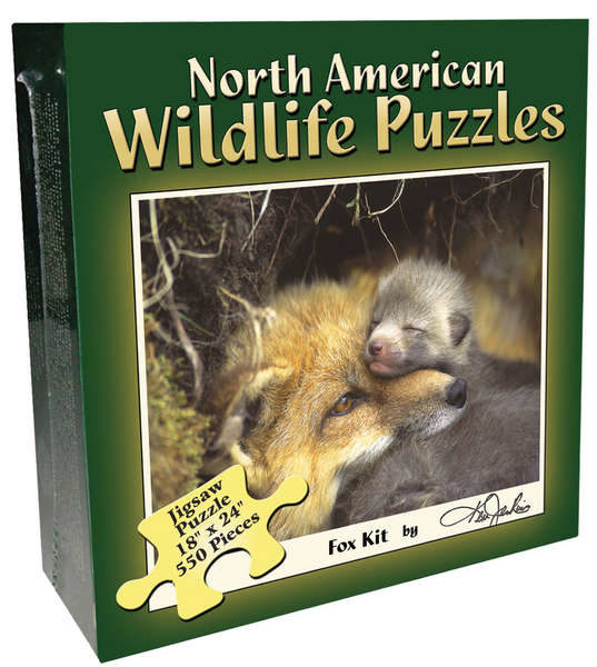 North American Wildlife Jigsaw Puzzle – Fox Pup