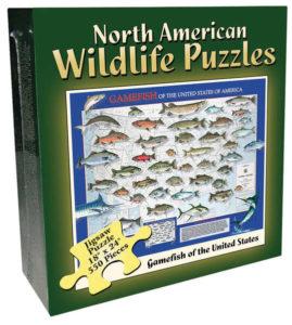 North American Wildlife Jigsaw Puzzle - Gamefish