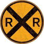 RAILROAD CROSSING TIN