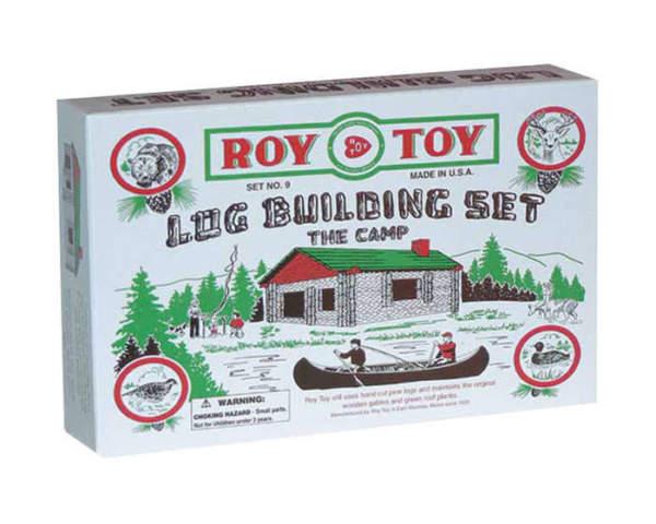 Roy Toy Log Cabin in a Box (37 pieces)