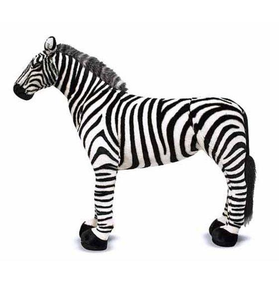 giant stuffed zebra