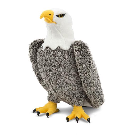 stuffed bald eagle