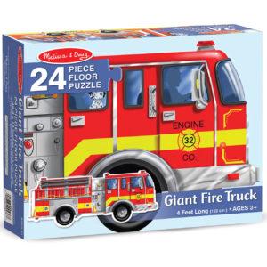 Giant Fire Engine - Shaped Puzzle (24pc)
