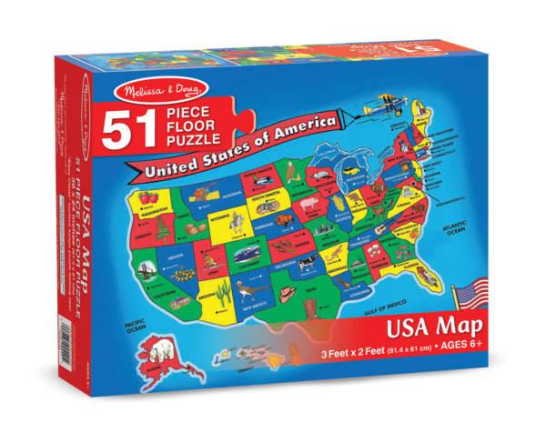 U.S.A. Map (51pc)