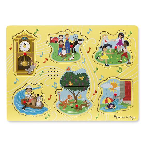 Sing-Along Nursery Rhymes Sound Puzzle – Yellow