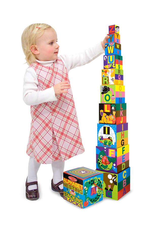 Alphabet Nesting and Stacking Blocks