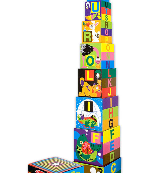 Alphabet Nesting and Stacking Blocks
