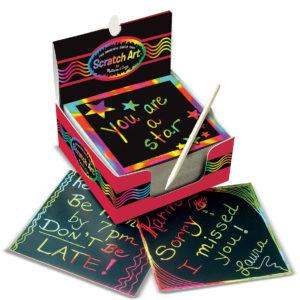 Box of Rainbow Mini Notes