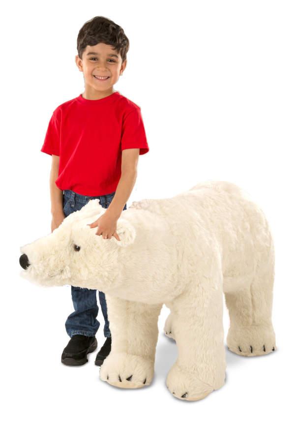 Giant Stuffed Animal Polar Bear - Dutch Country General Store
