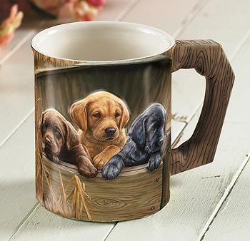 All Hands on Deck – Lab Pups Coffee Mug