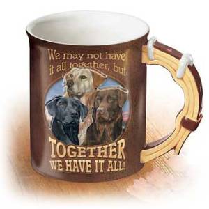 All Together – Dogs Sculpted Coffee Mug