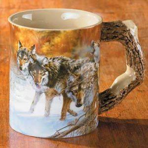 Body Language – Wolves Sculpted Coffee Mug