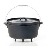 CAST IRON DUTCH OVEN 12QT W/FEET