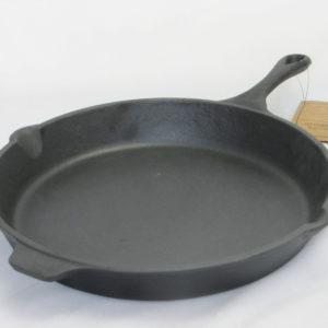 CAST IRON SKILLET 15.25 WITH ASST. HANDLE