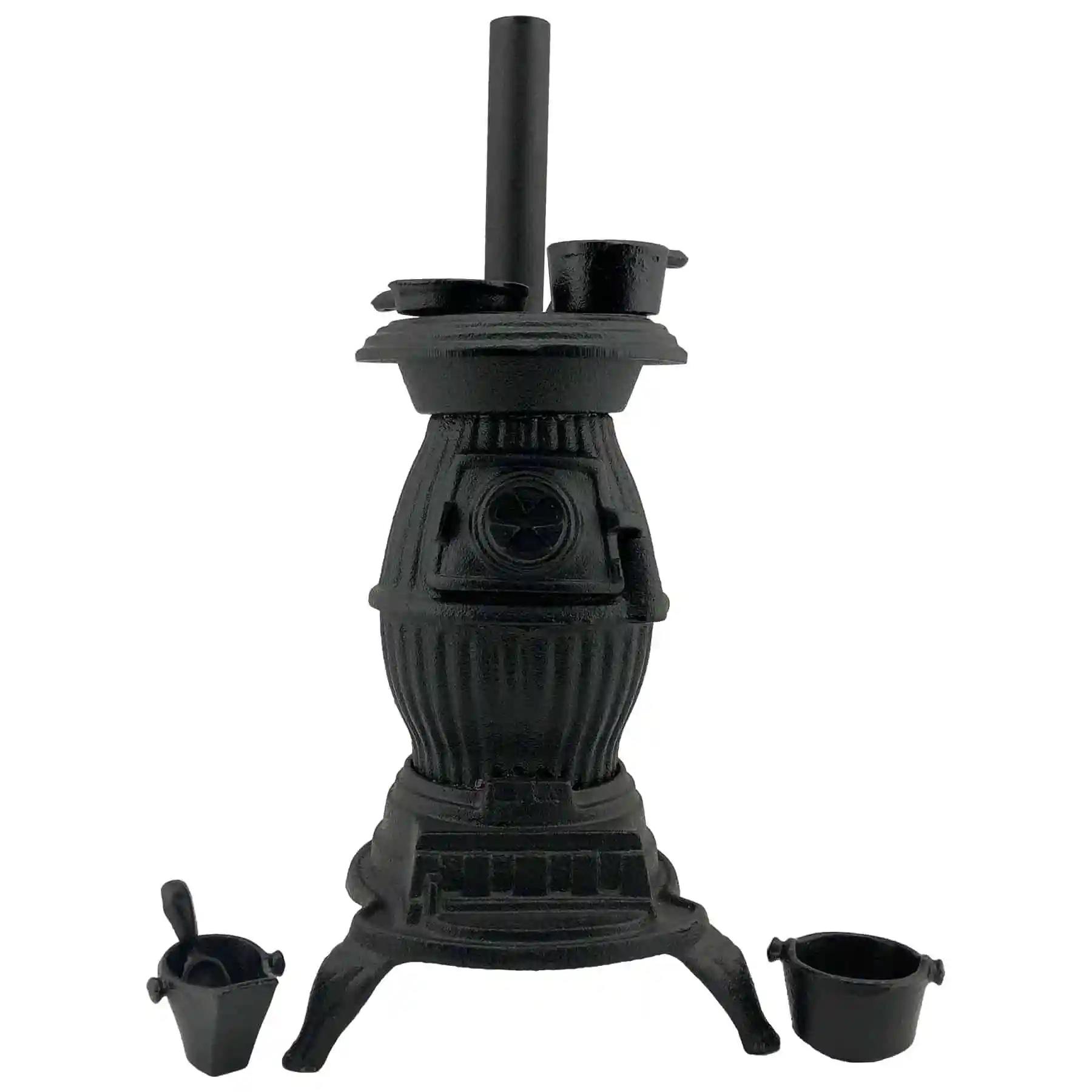 Cast Iron Mini Post Belly Stove