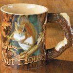 This Place is a Nut House – Squirrel Scupted Coffee Mug