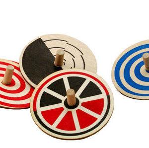 Whirligig Tops - Set of 4