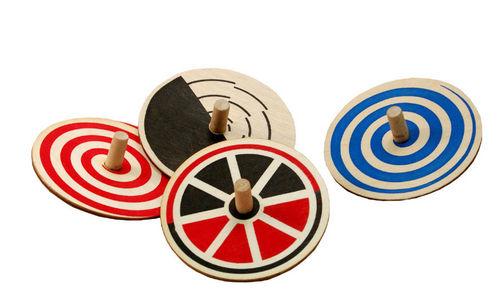 Whirligig Tops – Set of 4