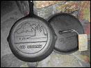 cast iron 5qt deep fry skillet with lid 12x3.5