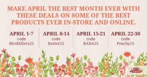 Dutch Country General Store - April Sale