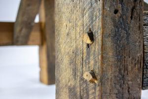 6' Table (Walnut Barn Beam Base)