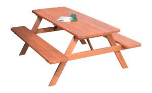 6' Table w/ Attached Benches