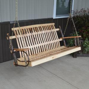 5' Hickory Porch Swing