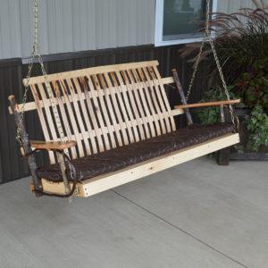 5' Hickory Porch Swing