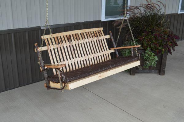 5′ Hickory Porch Swing