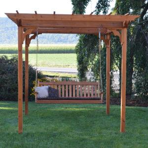 8' x 8' Pergola w/ Swing Hangers