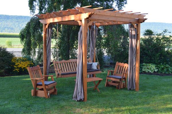 8′ x 8′ Pergola w/ Swing Hangers