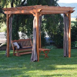 8' x 8' Pergola w/ Swing Hangers