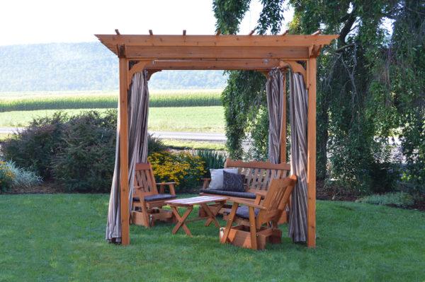 8′ x 8′ Pergola w/ Swing Hangers