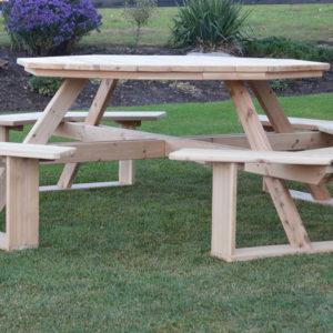 Outdoor Furniture 54" Octagon Walk-In Table